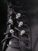 ROMWE 6pcs Gothic Hip-Hop Skull Head Double-Sided Decorative Accessories, DIY Home Decor And Crafts, Shoe DIY Decoration, Halloween